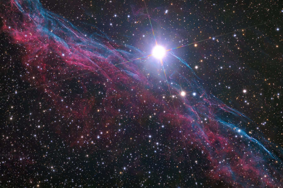 Old Supernova in the Veil Nebula